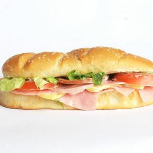 Friday Dinner by the Moose Riders! Ham & Cheese Sub Meal!